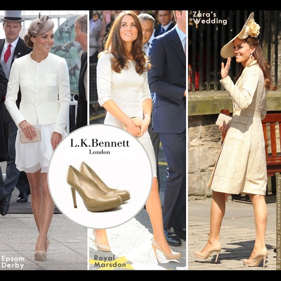 Lk Bennett Shoes Nwb Nude Sledge Heel Sz 37 Poshmark